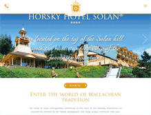 Tablet Screenshot of hotelsolan.cz